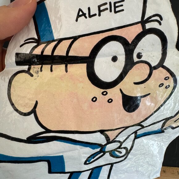 Vtg 1970s Alfie Captain Crunch Plastic Baggie Hand Puppet Mascot Cereal Toy READ - Picture 6 of 10